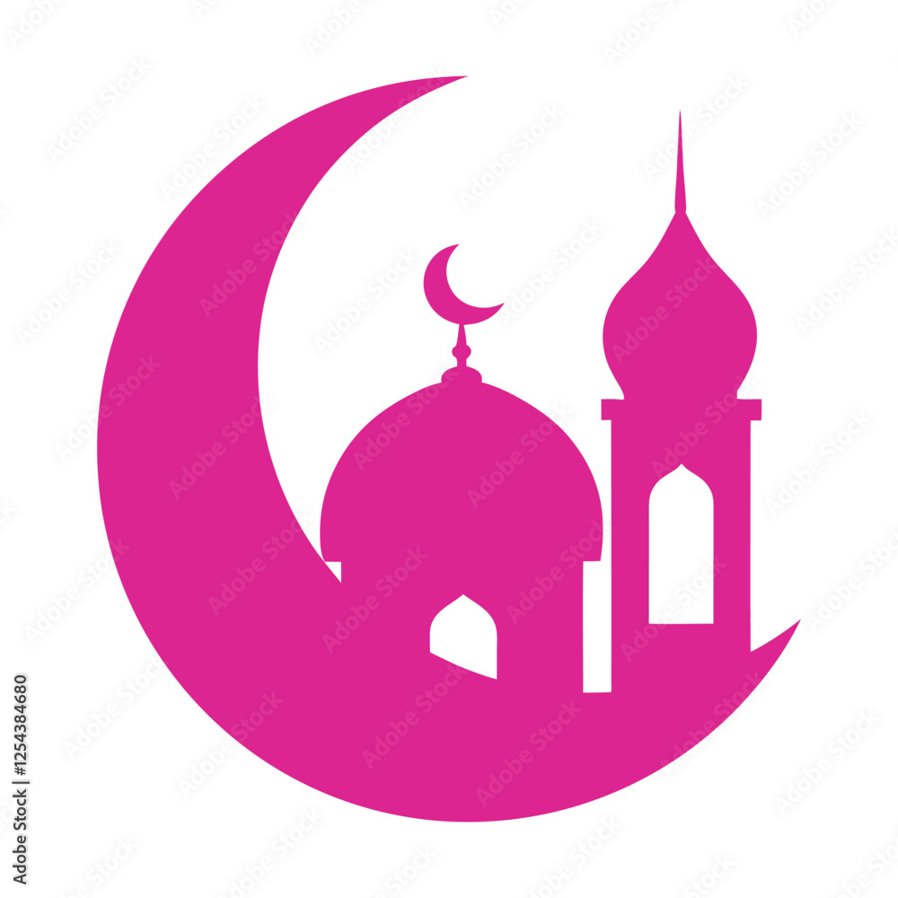 vector illustration of mosque icon vector illustration of mosque icon