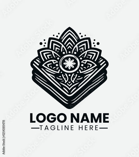 taiyaki Asian Dessert Logo, Street Food Logo