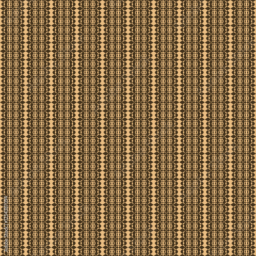Elegant Vintage Geometric Seamless Pattern in Brown and Beige