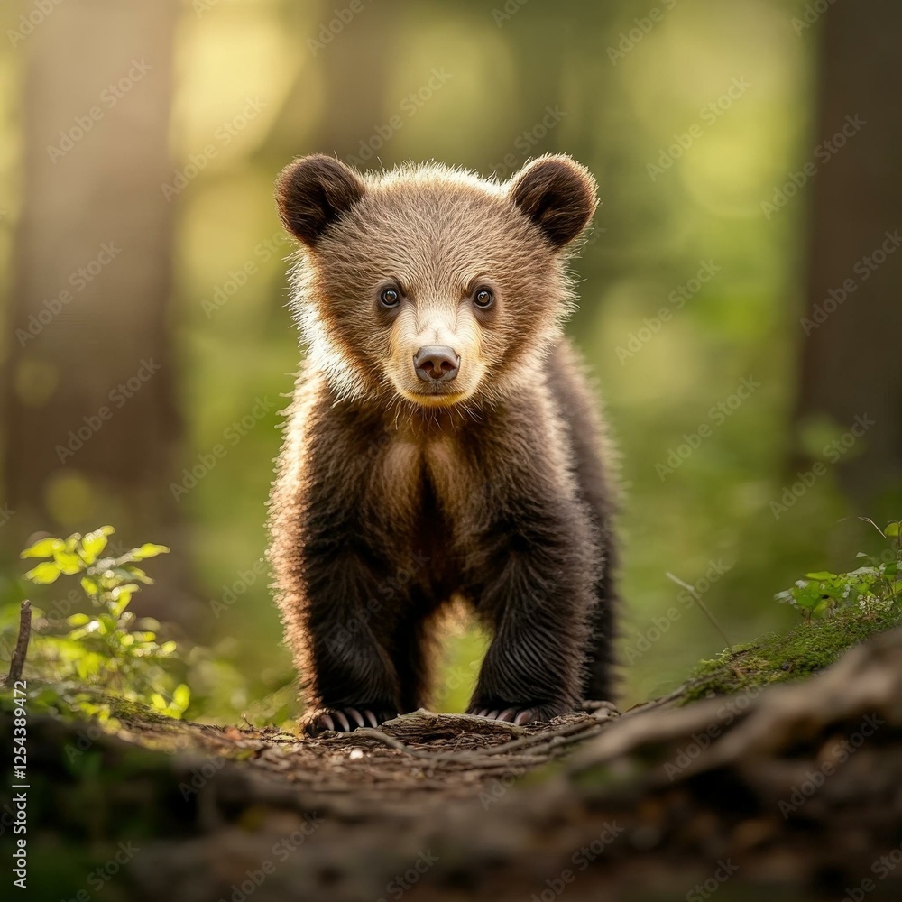 Baby Brown Bear Cub Baby Brown Bear Cub