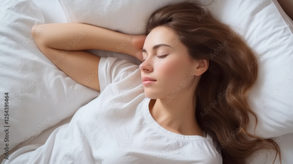 young woman in bed young woman in bed