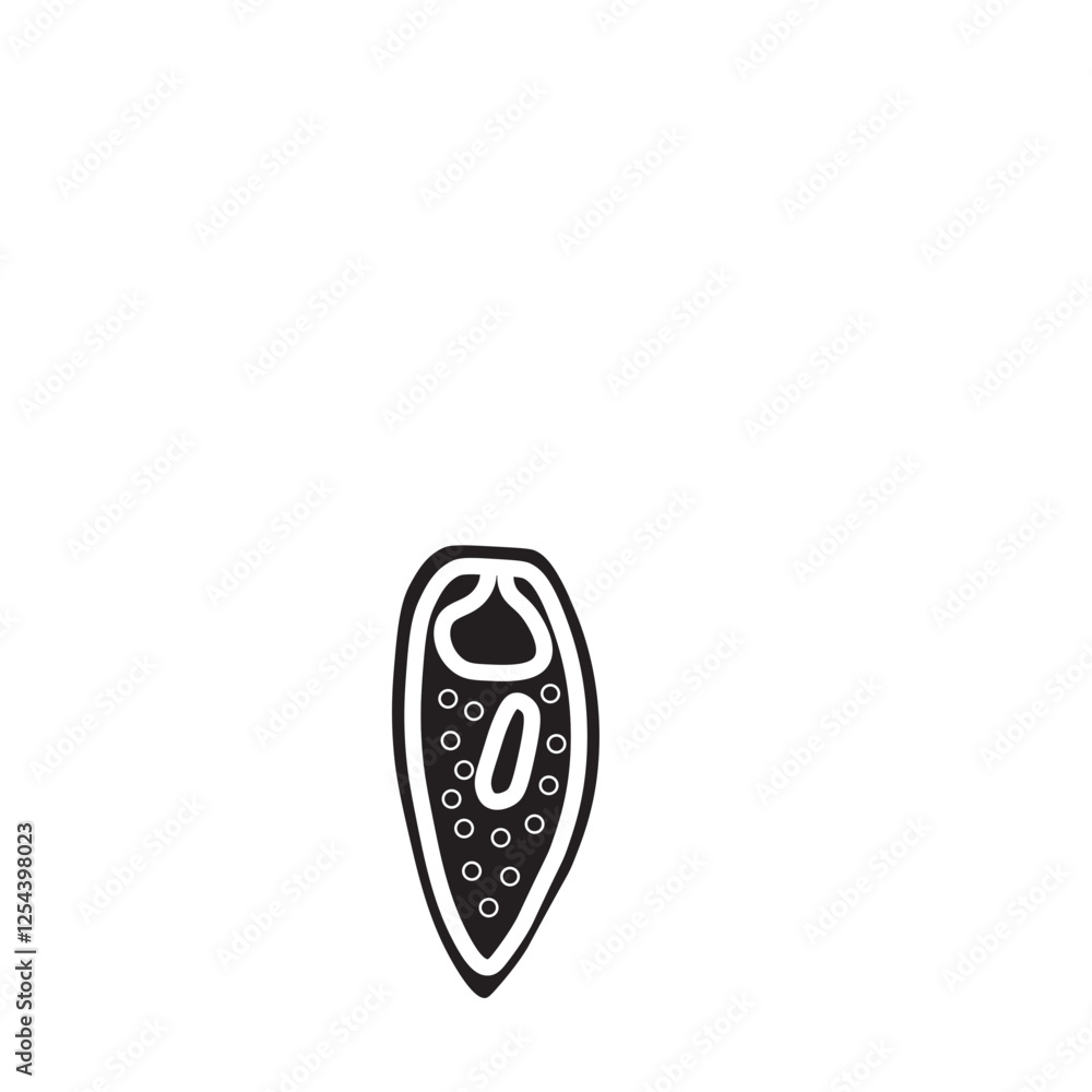 prorocentrum dinoflagellates glyph icon prorocentrum dinoflagellates glyph icon