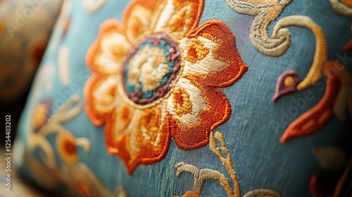 Wallpaper Mural 103.Detail shot of a decorative throw pillow Torontodigital.ca