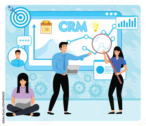 Customer relationship management  CRM system, CRM lead management  interactions with customers,