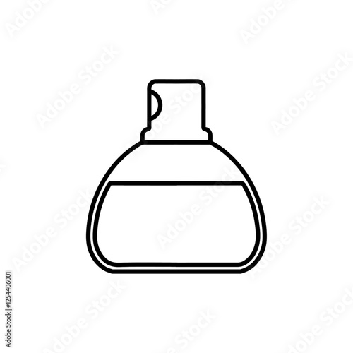 perfume icon simple filled symbol vector