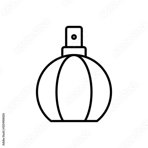 perfume icon simple filled symbol vector