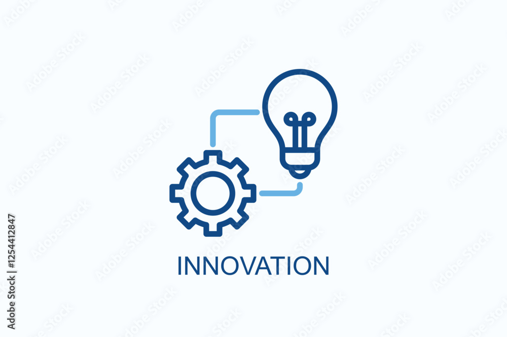 Innovation Icon Or Logo Isolated Illustration Innovation Icon Or Logo Isolated Illustration