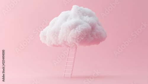 Reaching for Dreams: A Ladder to the Clouds