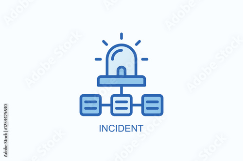 Incident Icon Or Logo Isolated Illustration