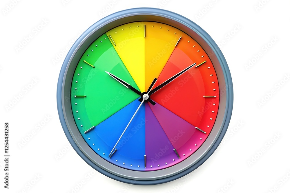 Stunning Office Wall Clock Displaying Crisp Time Markers Amidst a Lively Workspace Stunning Office Wall Clock Displaying Crisp Time Markers Amidst a Lively Workspace