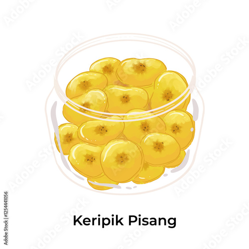 Indonesian Lebaran Snack Kue Kering Eid Fitr Keripik Pisang