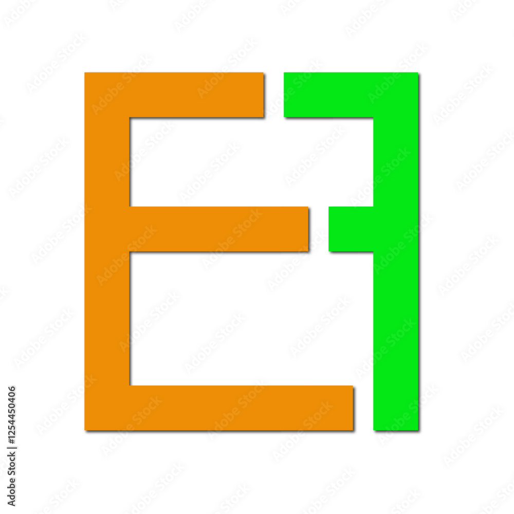creative modern color full letter logo design creative modern color full letter logo design
