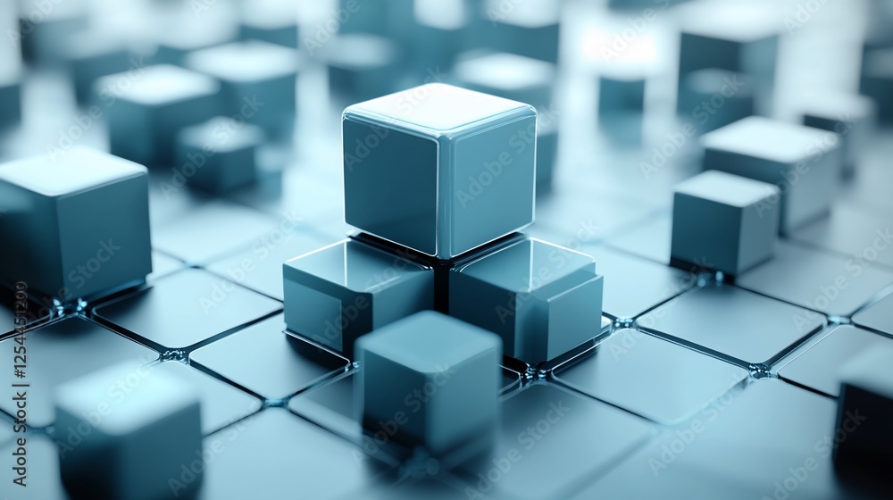 Cubes stack, technology, network, background, data, growth Cubes stack, technology, network, background, data, growth