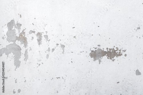 Grunge concrete wall white and grey color for texture vintage background..
