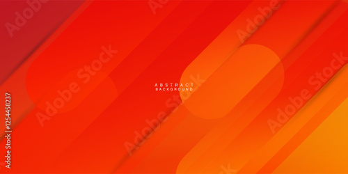 Dynamic abstract fluid geometric colorful gradient orange shape background. EPS 10