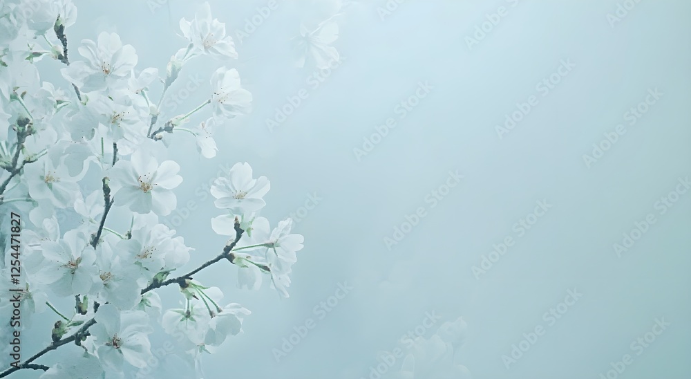 spring border background with white blossom copy space. spring border background with white blossom copy space.