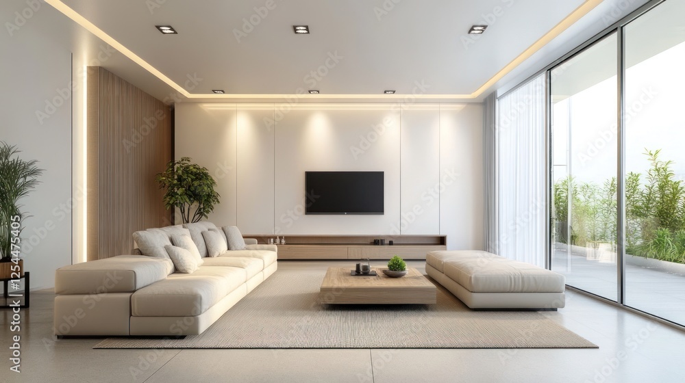 Fototapeta premium Modern Living Room Interior Design