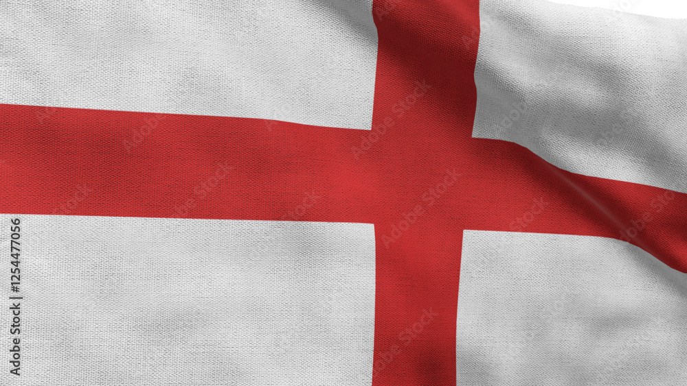 Obraz premium High detailed flag of England. National England flag. Europe. 3D illustration.