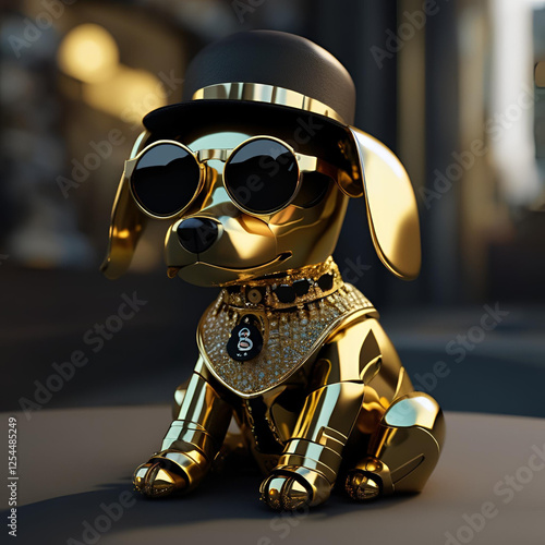 3d render of a robot
