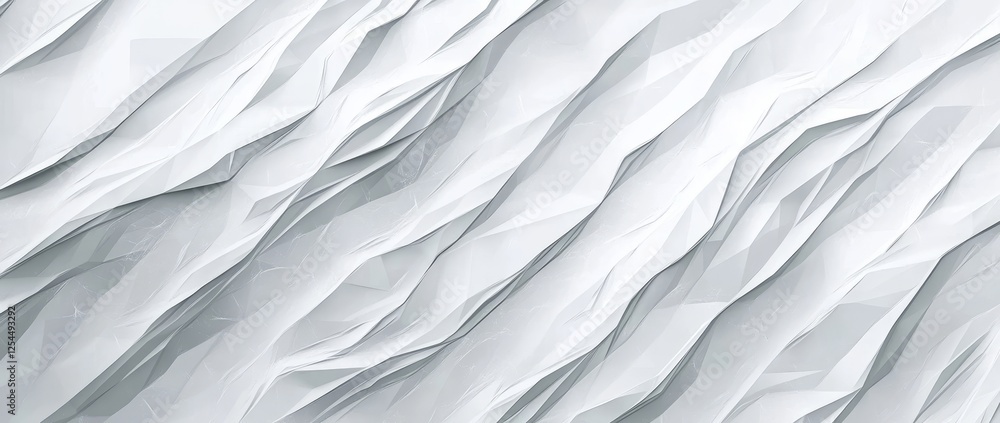 Obraz premium Abstract white crumpled paper texture background. (3)