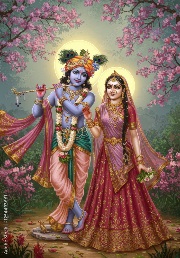 Fototapeta premium Shree Krishna for Janmashtami