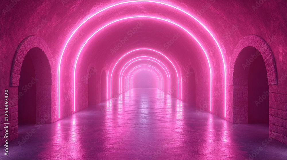 A vibrant, futuristic hallway with glowing neon lines, symbolizing chaos and energy, evoking a sense of motion and technology in a modern, abstract gaming-inspired space A vibrant, futuristic hallway with glowing neon lines, symbolizing chaos and energy, evoking a sense of motion and technology in a modern, abstract gaming-inspired space