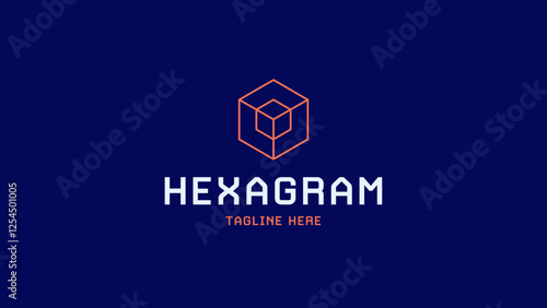 Hexagonal logo for engineers, contractors, construction companies, developers, civil construction, mechanics and general works. Editable vector logo