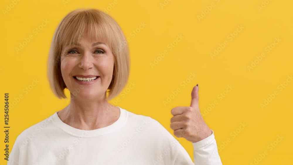 A cheerful black man with a beard expresses enthusiasm by giving two thumbs up against a bright yellow backdrop. His gesture conveys approval and happiness, reflecting a positive lifestyle. A cheerful black man with a beard expresses enthusiasm by giving two thumbs up against a bright yellow backdrop. His gesture conveys approval and happiness, reflecting a positive lifestyle.