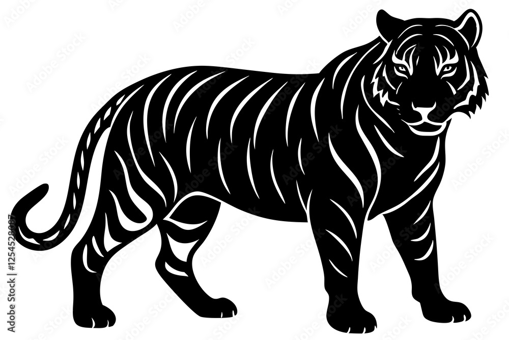 Fototapeta premium tiger vector illustration