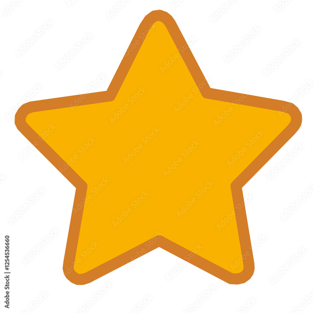 golden star icon isolated on white background. vector illustration. golden star icon isolated on white background. vector illustration.