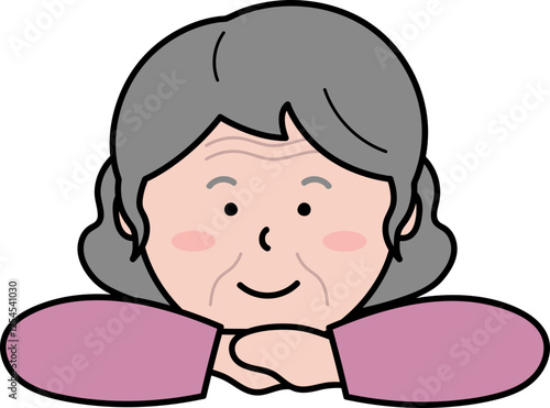 할머니 미소