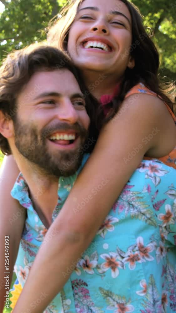 Hipster man holding his girlfriend Hipster man holding his girlfriend