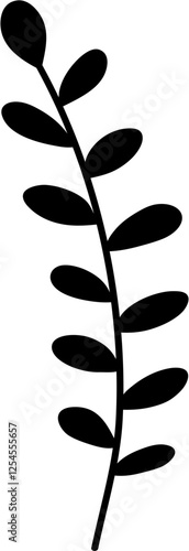 plant branch outline decoration 