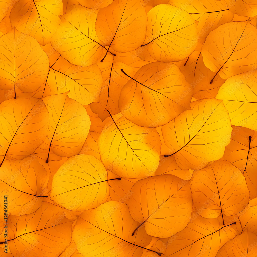 Obraz premium Autumn Leaf Background Illustration