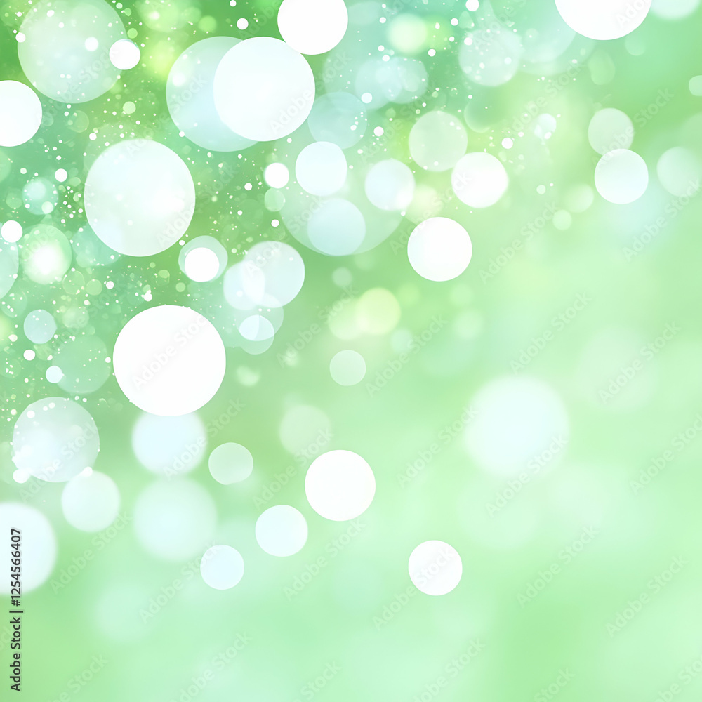 Abstract Green Bokeh Background Illustration Abstract Green Bokeh Background Illustration