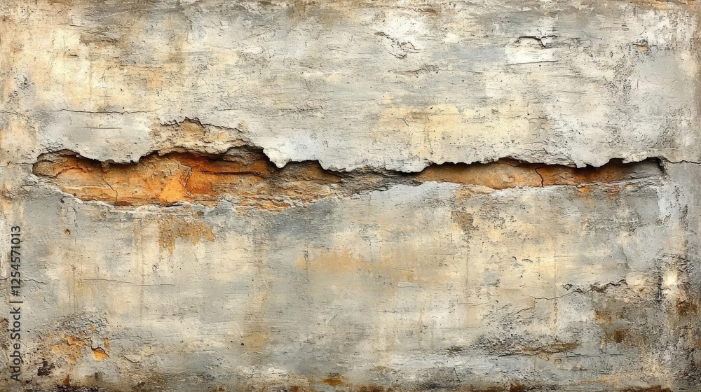 Obraz premium Aged Cracked Concrete Wall Texture