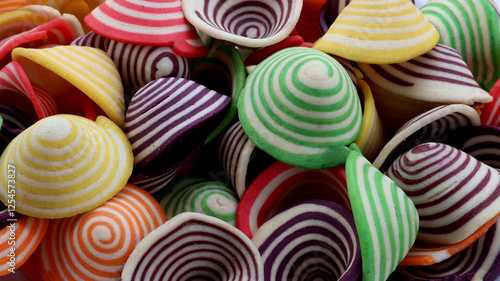 Kuping gajah or elephant's ear chips a traditional snack from Indonesia that has sweet taste