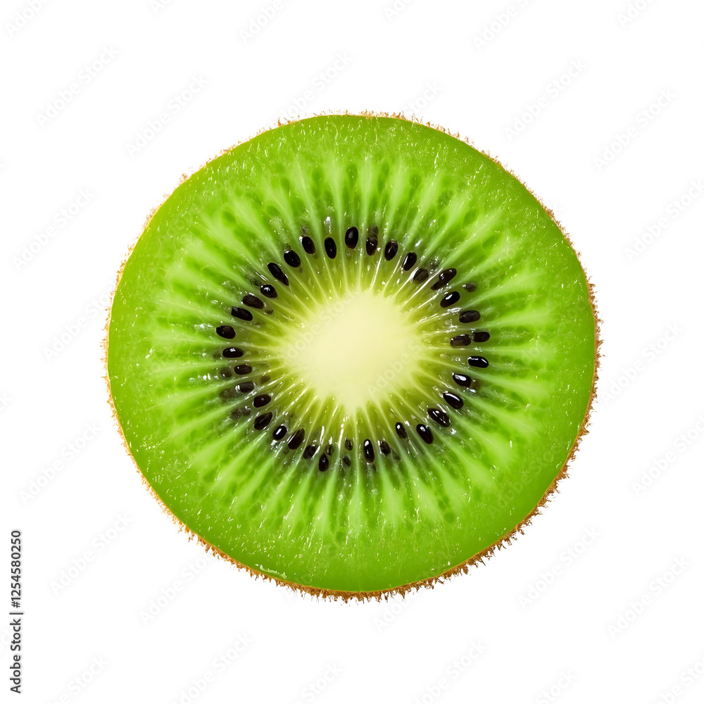 slice of kiwi on transparent background slice of kiwi on transparent background