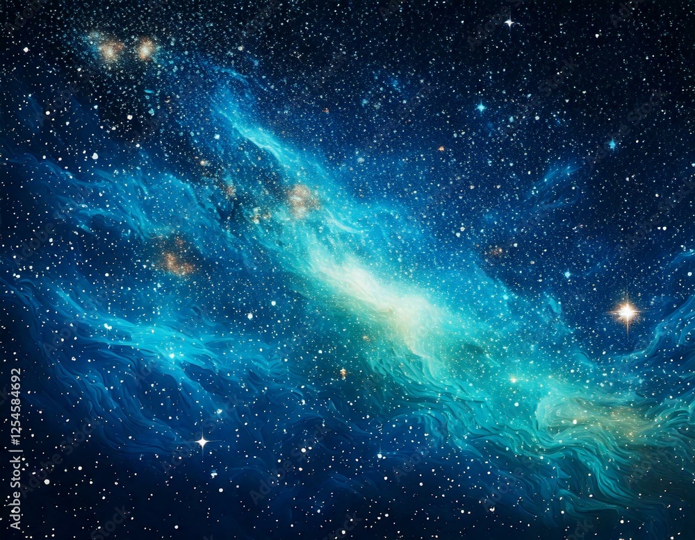 Fototapeta premium A Galaxy of Stars in the Infinite Cosmos