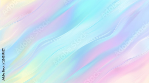 Wallpaper Mural abstract colorful background with waves Torontodigital.ca