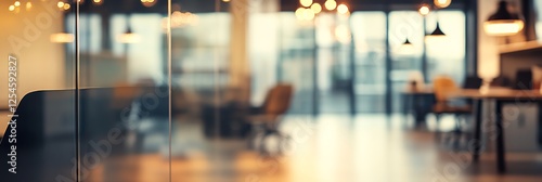 A blurred office background perfect for professional themes. Ideal for presentations, website banners, and corporate projects with a modern and clean look