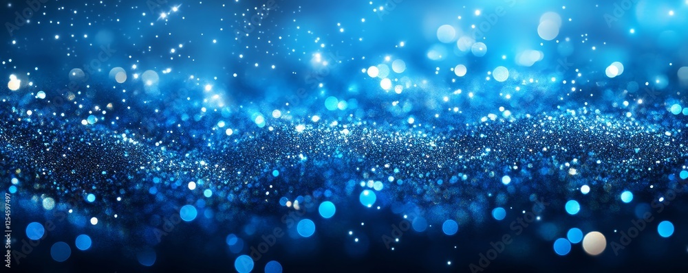 Deep Blue Gradient Background with a Grainy Texture, Generative AI