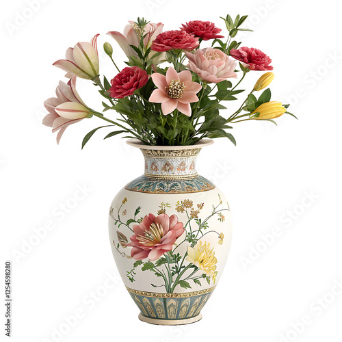 Wallpaper Mural 3d flower vase simplicity nature pink plant pot leaf beauty decoration PNG file download Torontodigital.ca