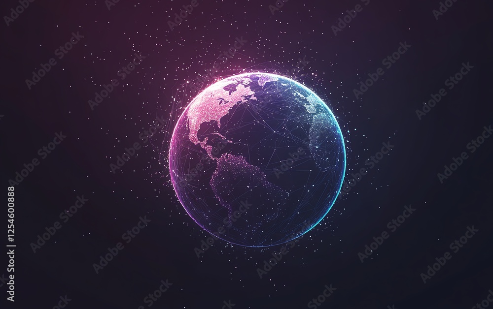 Global network concept, vector globe with interconnected lines, symbolizing worldwide communication and internet connectivity, abstract tech background Global network concept, vector globe with interconnected lines, symbolizing worldwide communication and internet connectivity, abstract tech background