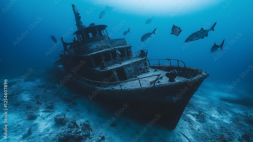 Sunken Shipwreck: An Underwater Exploration Sunken Shipwreck: An Underwater Exploration