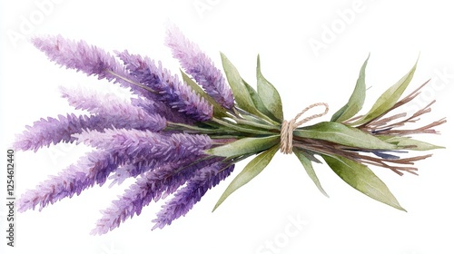 Vibrant lavender flowers in full bloom, a closeup of purple hues and delicate petals