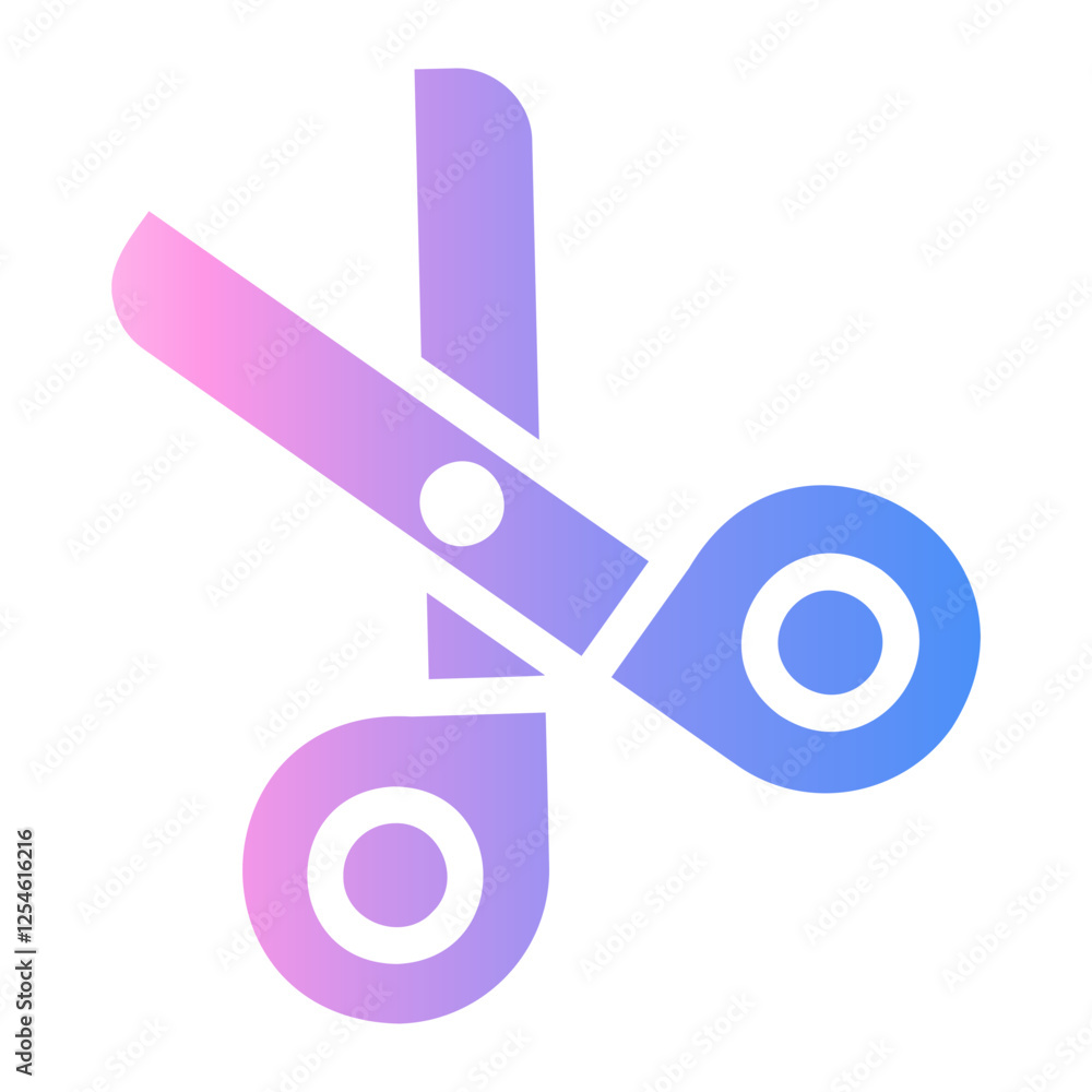 scissors Gradient icon scissors Gradient icon