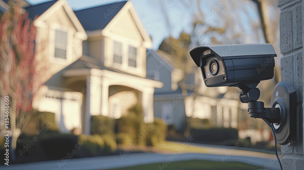 Home security system company advertising peace of mind with advanced features digital Home security system company advertising peace of mind with advanced features digital