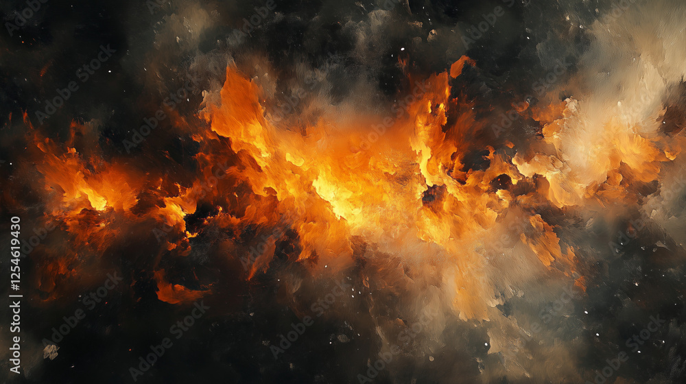 explosion flame explosion flame