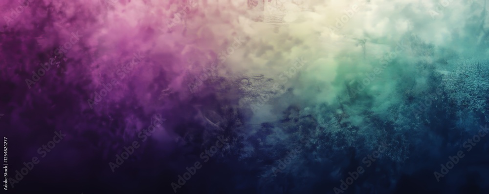 Abstract Purple-Green Gradient with a Grainy Texture, Generative AI Abstract Purple-Green Gradient with a Grainy Texture, Generative AI